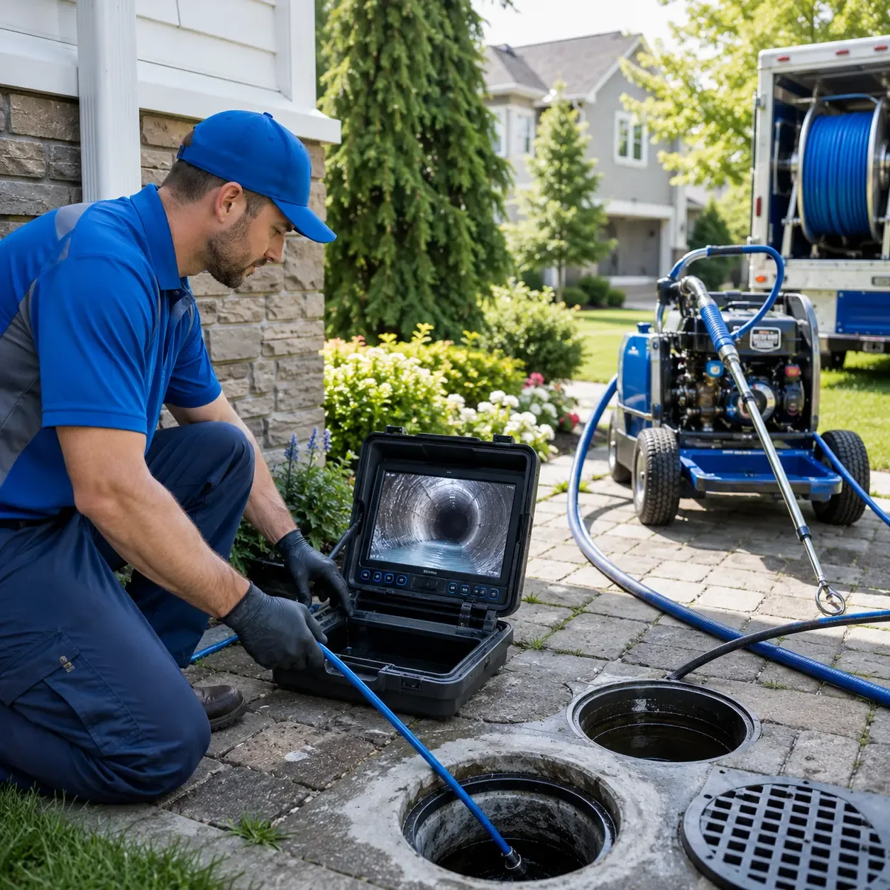 Outdoor drain cleaning professionals serving Pierrepont Manor, NY